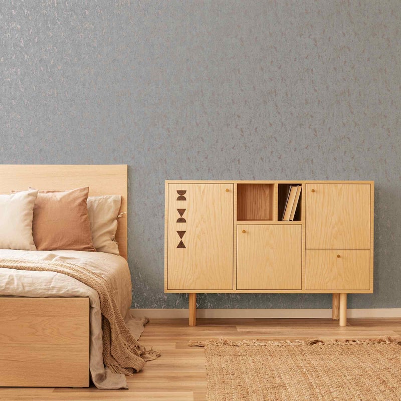 Graham & Brown 106401 Milan Texture Rose Gold and Grey Wallpaper, 1000cm length x 52cm Wide - Image 2